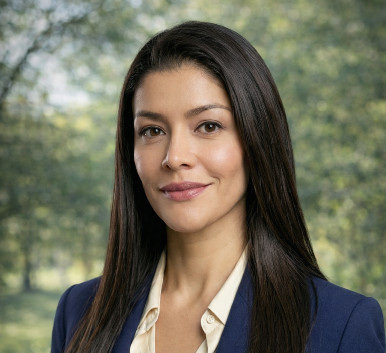 Marisol smiling in a car detailing setting, showcasing premium detailing Jacksonville FL services.